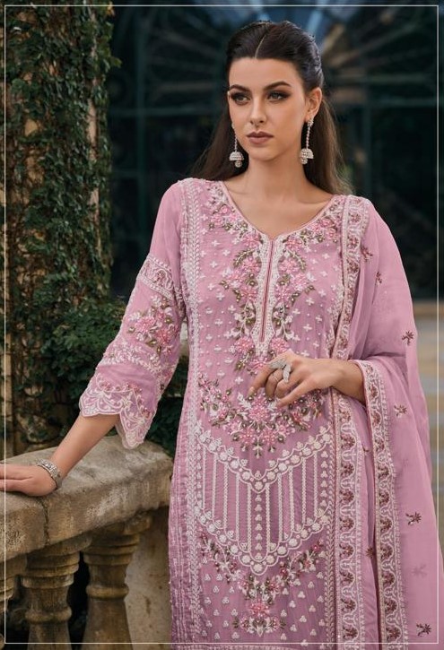Fully Stitched Suits - Premium Soft Organza