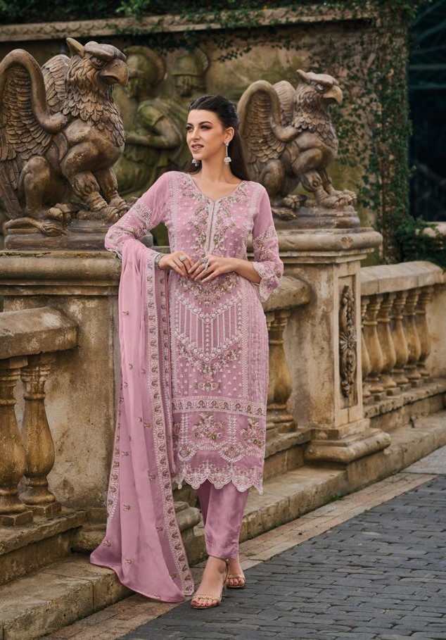 Fully Stitched Suits - Premium Soft Organza