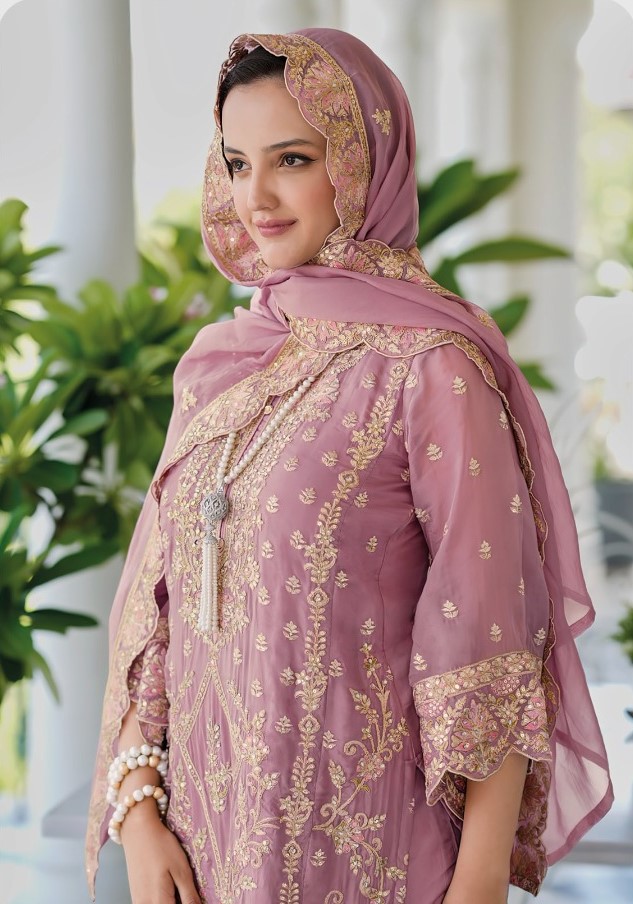Fully Stitched Suits - Premium Soft Organza