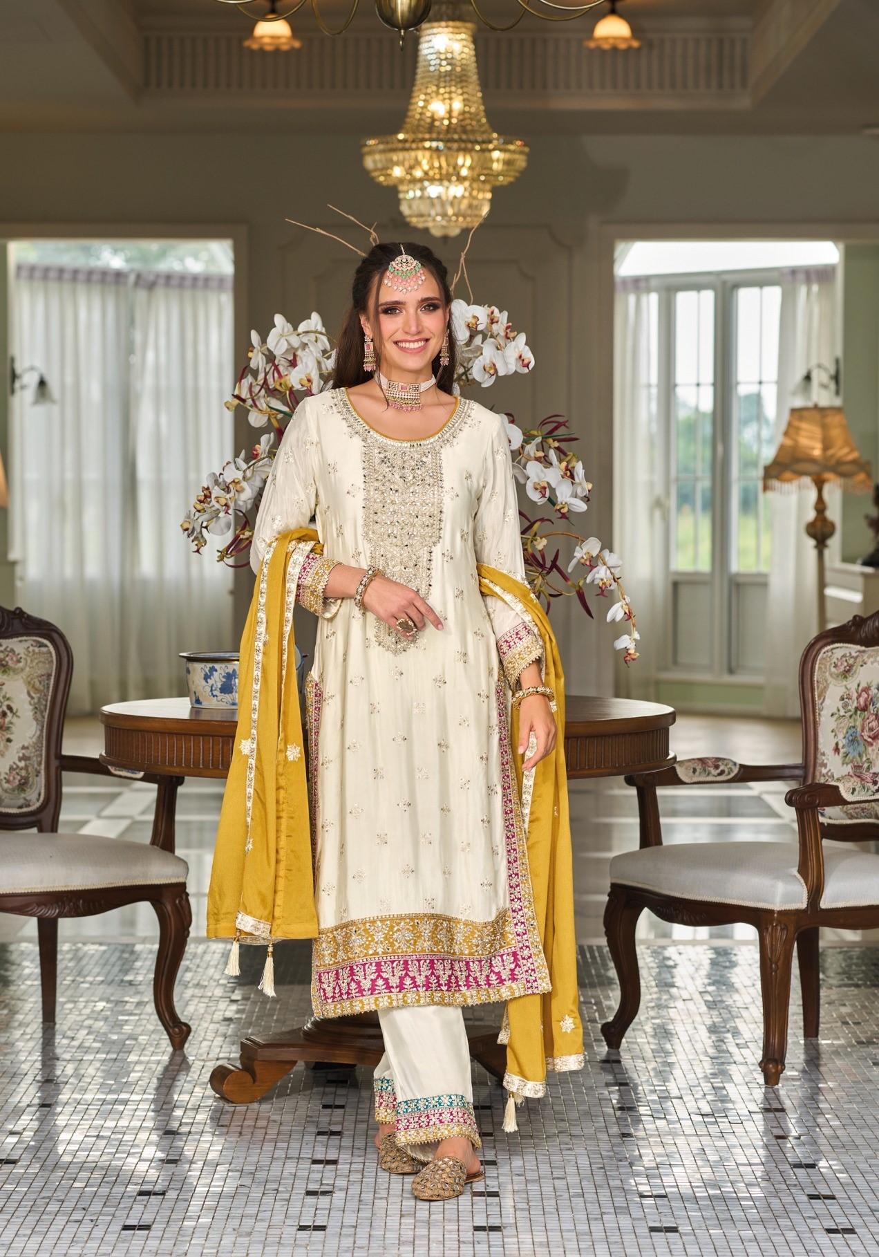Fully Stitched Suits - Premium Silk
