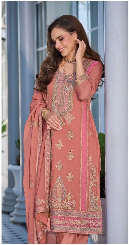 Fully Stitched Suits - Heavy Organza