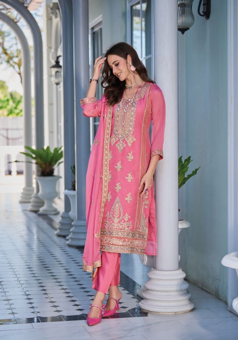 Fully Stitched Suits - Heavy Organza