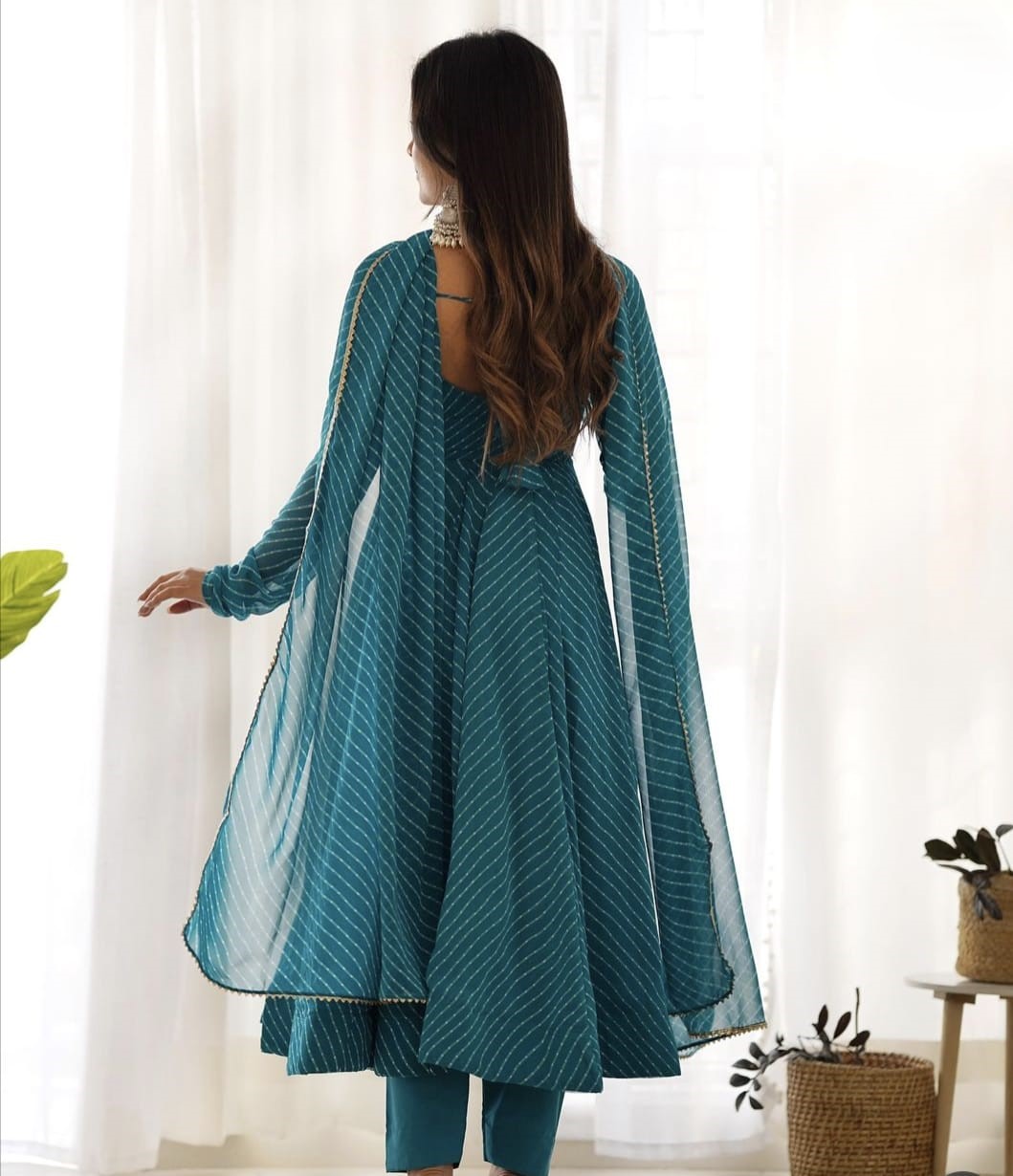 Fully Stitched Anarkali - Georgette
