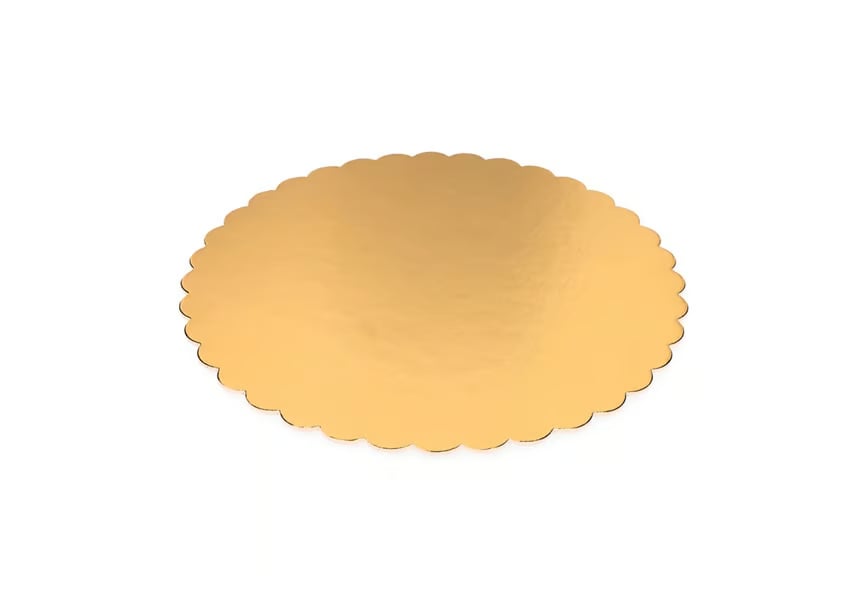 32cm aukso/juodos spalvos padėklas 3mm (10vnt)