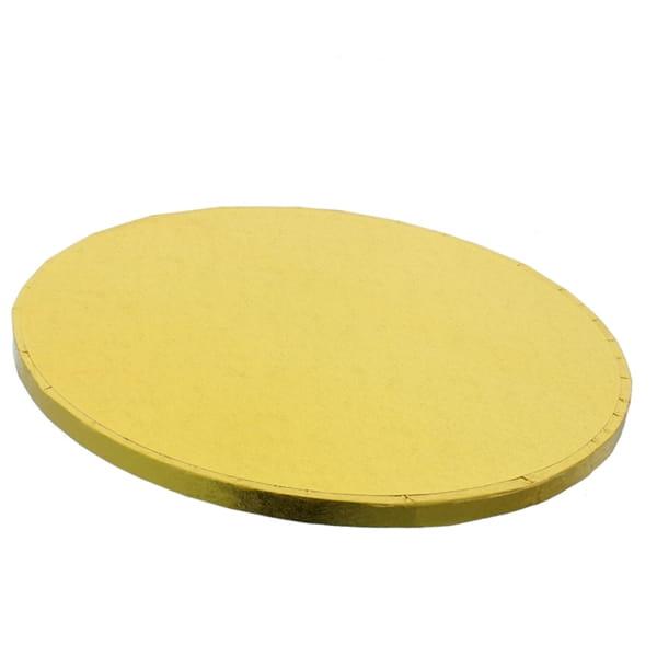 Torto padėklas auksinis 25cm 