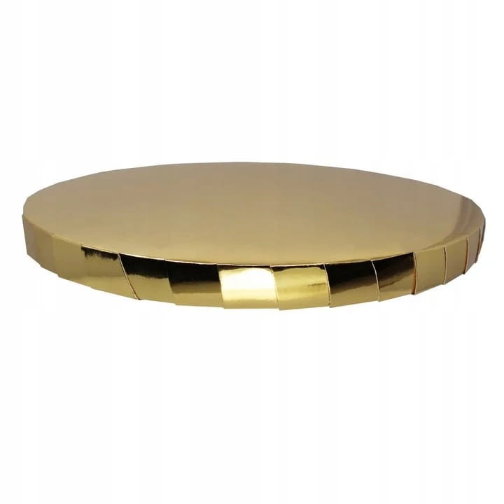 2cm storio torto padėklas auksinis 30cm