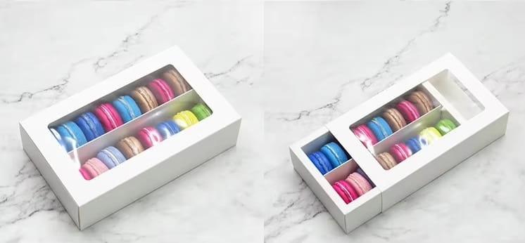 Dėžutė Macarons21x13x6cm sausainukams 