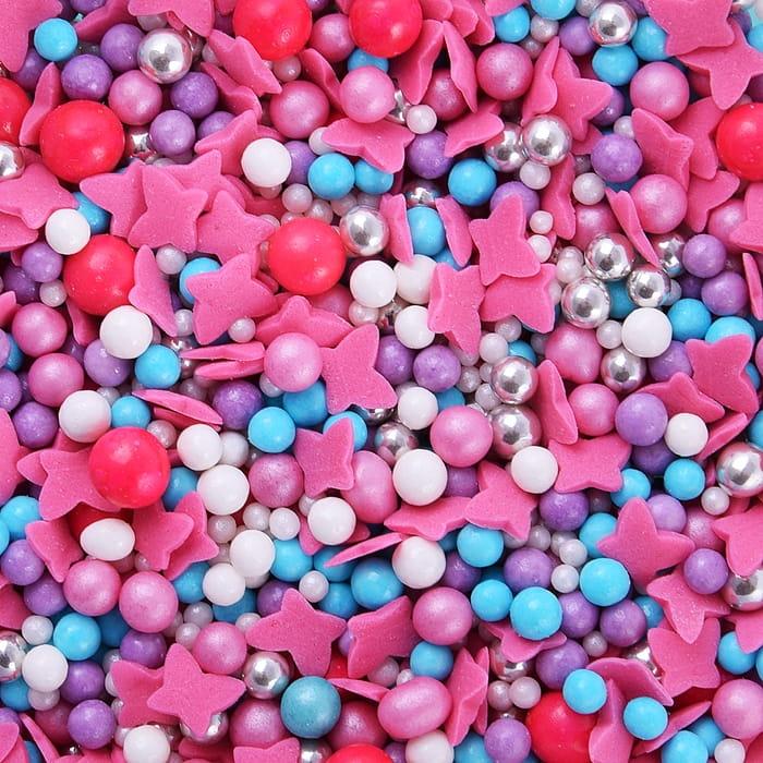 Pabarstukai Baby Butterfly pink 50g