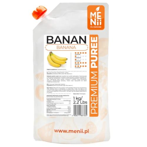 Vaisių tyrė Bananų 1kg
