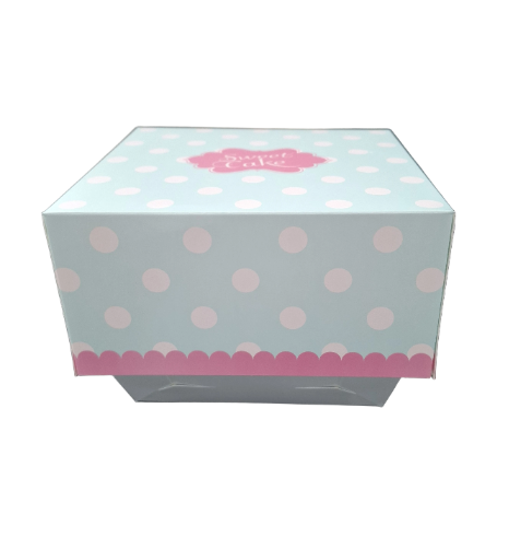 Spalvota dėžutė su užrašu 18x18x9cm (5vnt)