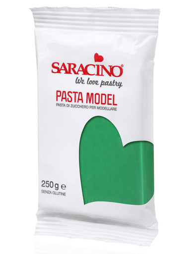 Modeliavimo masė Saracino 250g žalia spalva