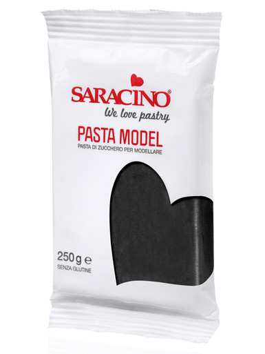 Modeliavimo masė Saracino 250g juoda spalva
