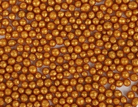 Pabarstukai perliniai/auksiniai 4mm 1kg.