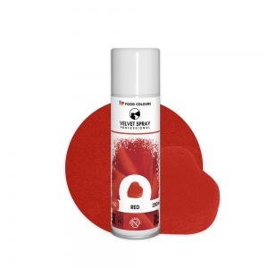 250ml Purškiamas Velvetas RED (raudona) spalva 