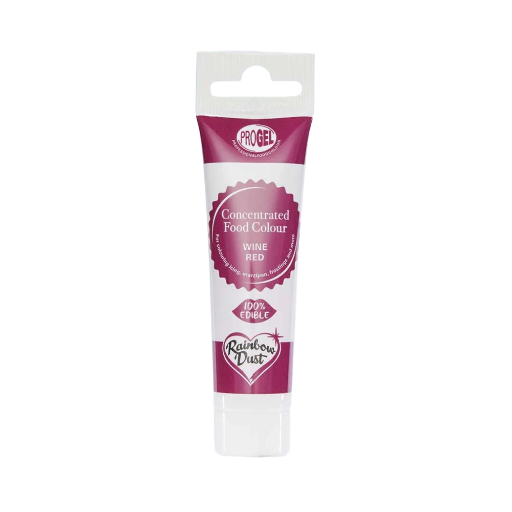 ProGel maistiniai dažai raudonojo vyno spalvos  (WINE RED)25g