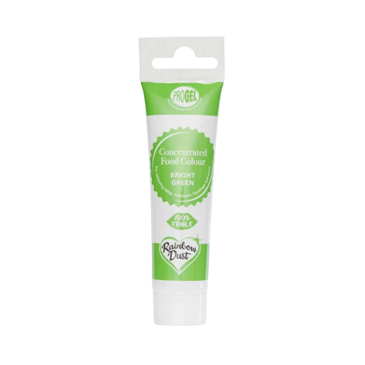 ProGel maistiniai dažai ryškiai žalia spalva (BRIGHT GREEN) 25g