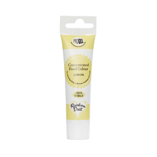 ProGel maistiniai dažai citrinos spalva (LEMON) 25g