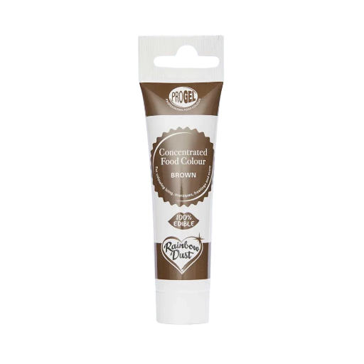 ProGel maistiniai dažai ruda spalva (BROWN) 25g