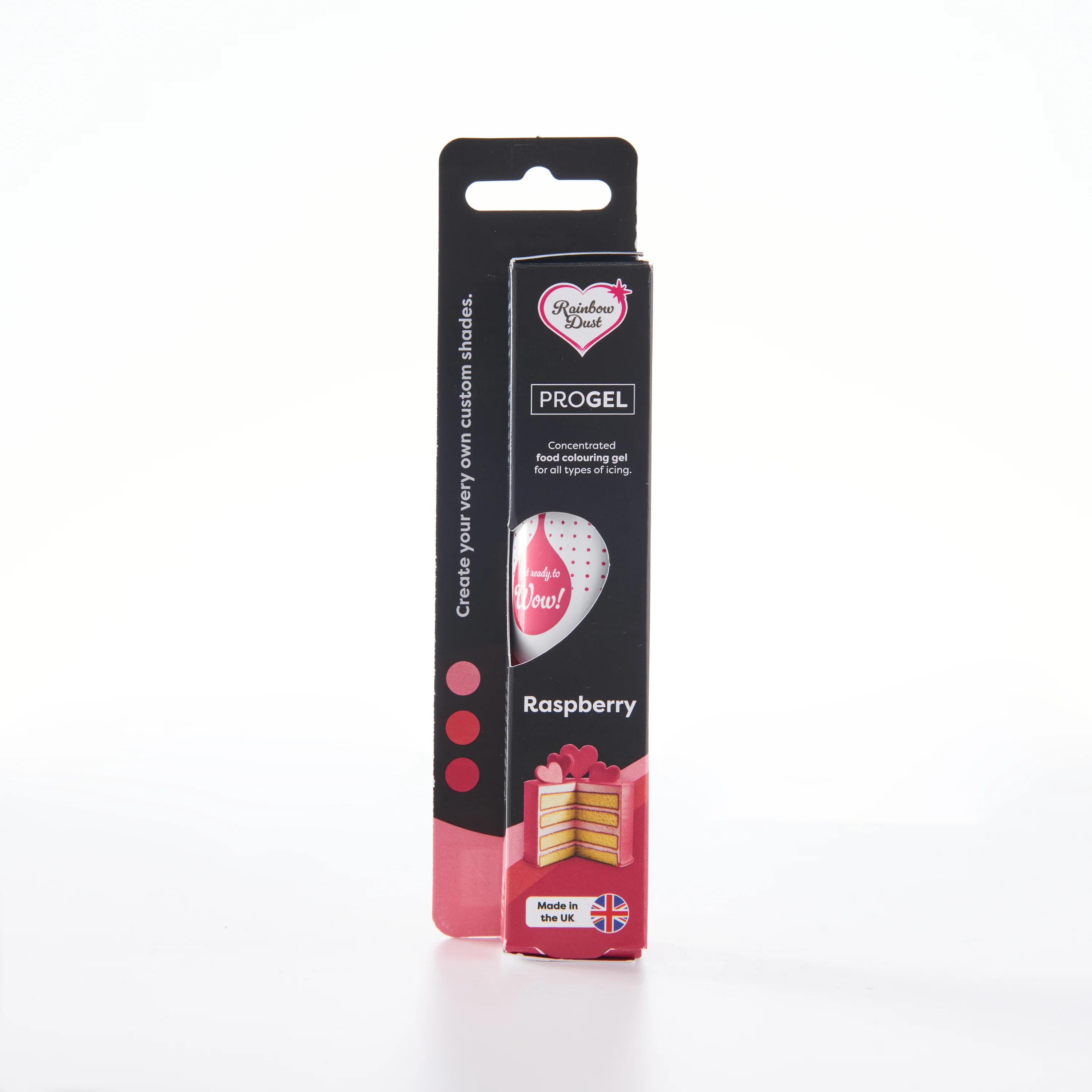 ProGel maistiniai dažai avietinės spalvos (RASPBERRY) 25
