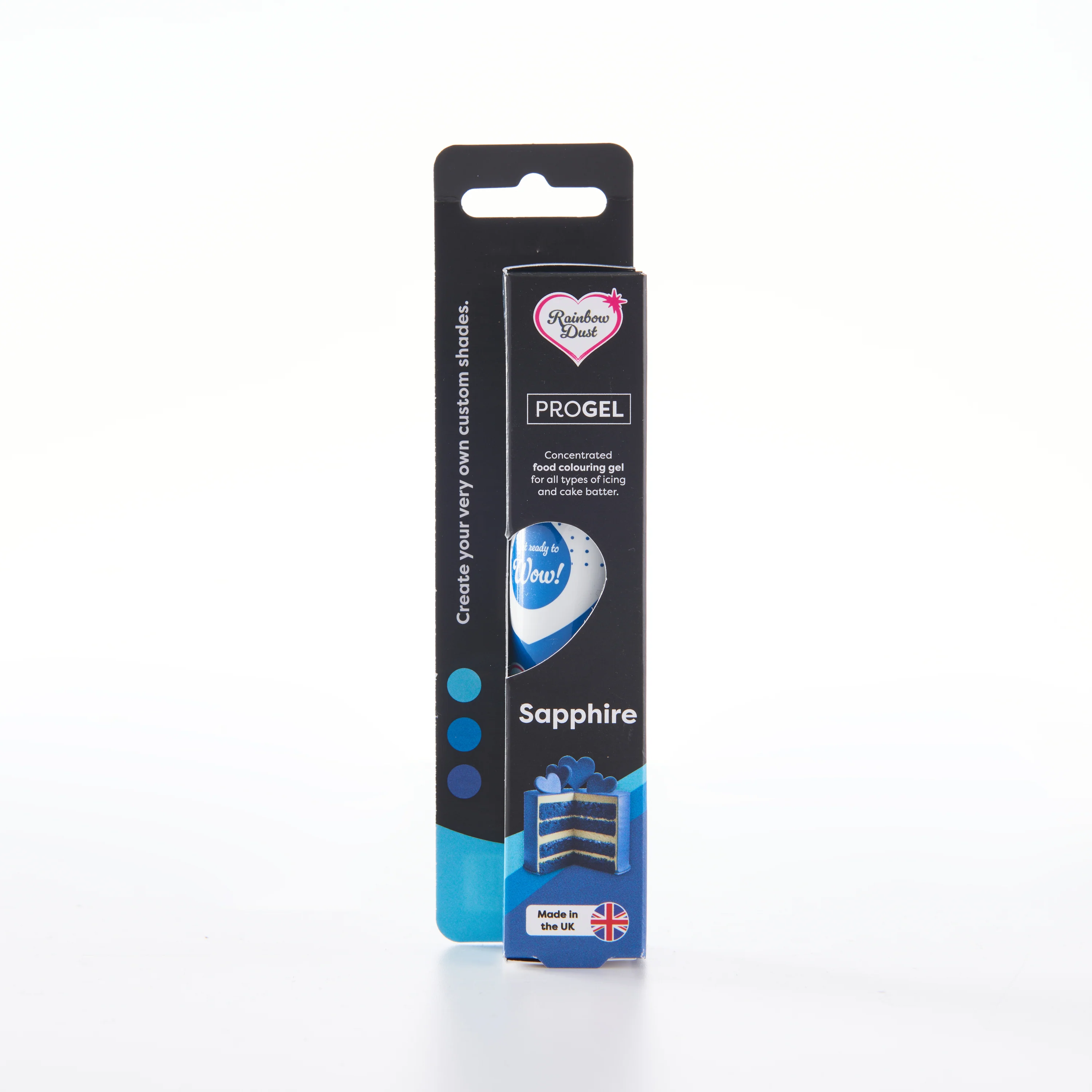 ProGel maistiniai dažai safyro spalvos (SAPPHIRE) 25g