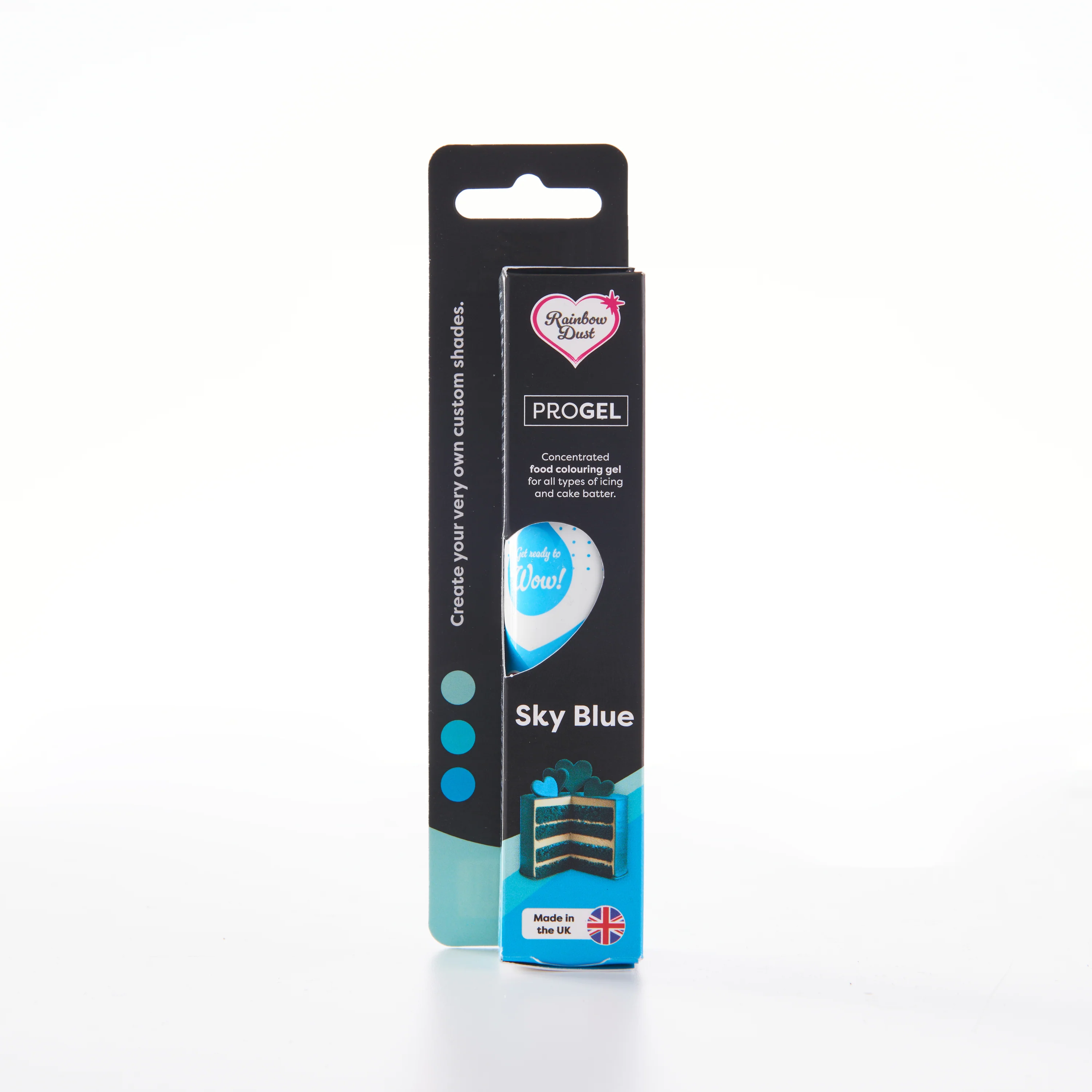 ProGel maistiniai dažai dangaus mėlynumo spalvos (SKY BLUE) 25g