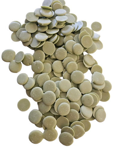 Pistacijų skonio šokoladinis glaistas (spalva pistacijų) 1kg 