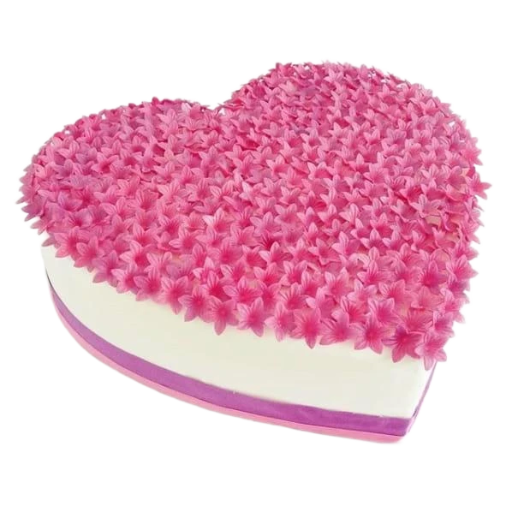 Gėlė vaflinė rožinė spalva mini 2cm