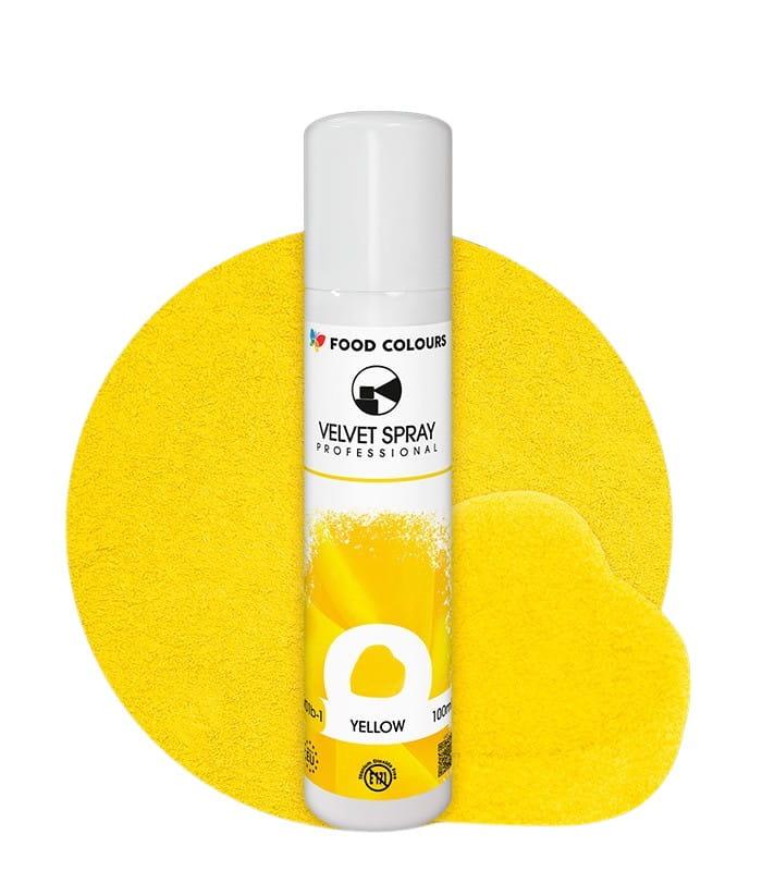 Purškiamas 100ml Velvetas YELLOW (geltona) spalva