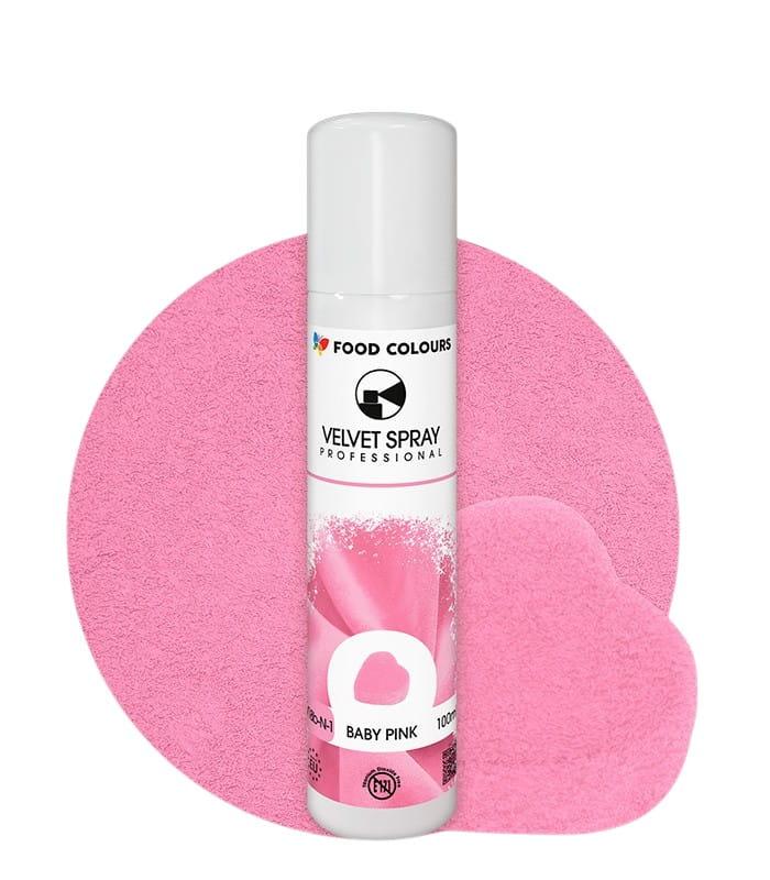 Purškiamas 100ml Velvetas BABY PINK (rožinė) spalva 