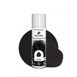 Purškiamas 100ml Velvetas BLACK (juoda) spalva 