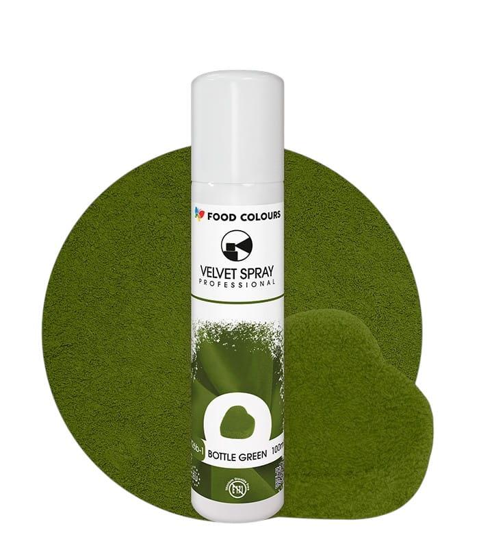Purškiamas 100ml Velvetas BOTTLE GREEN (žalio butelio) spalva