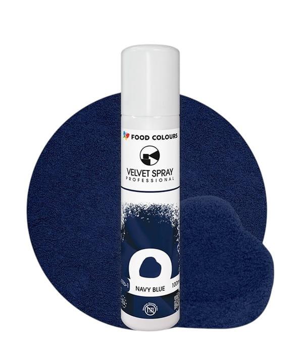 Purškiamas 100ml Velvetas NAVY BLUE (tamsi mėlyna) spalva 