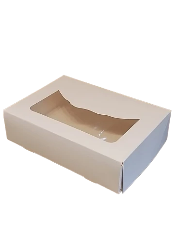 Balta dėžutė su langeliu 25x15x8cm