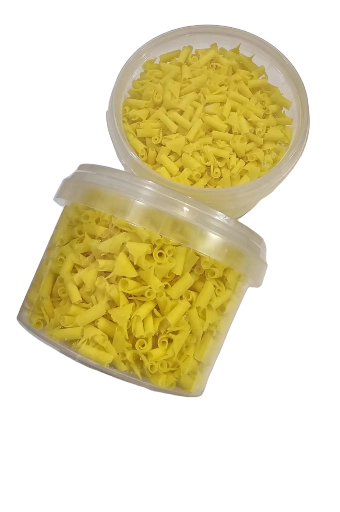 Šokoladinės geltonos drožlės 100g