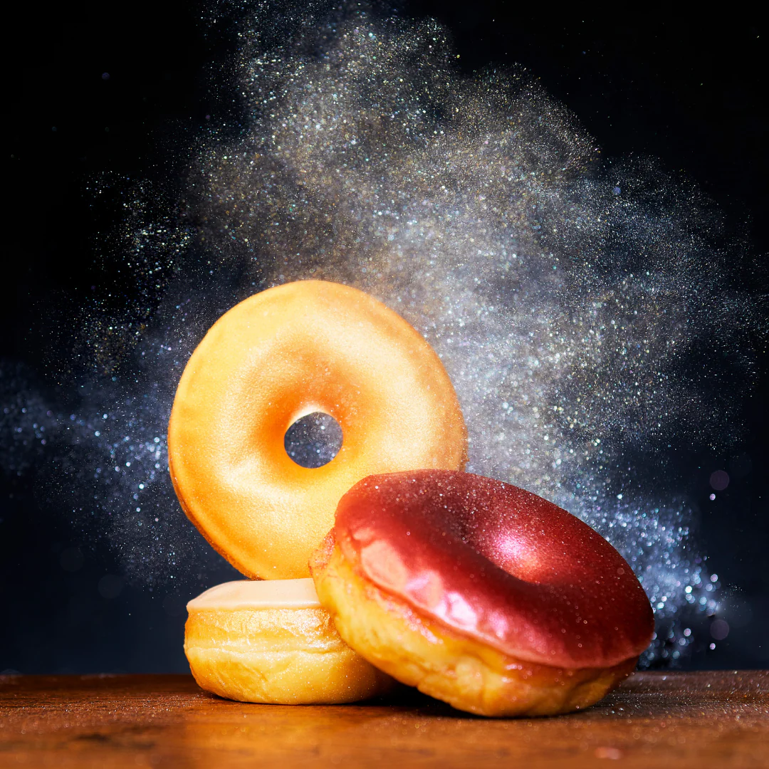 Purškiamos rubino spalvos dulkės/blizgučiai 10g