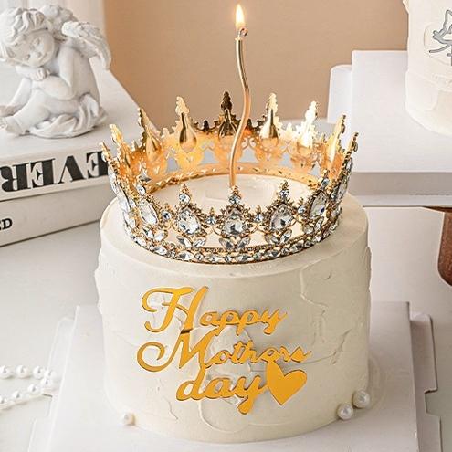 Dekoracija Karūna auksinė 12,5cm  