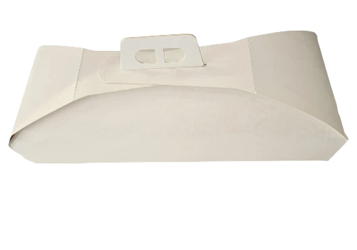 Dėžutė 17x43x10cm  balta su rankenėle  