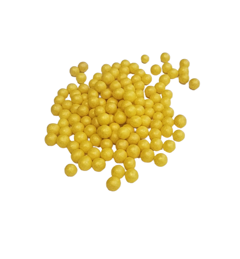 Pabarstukai Geltoni perlai 7mm 50gr