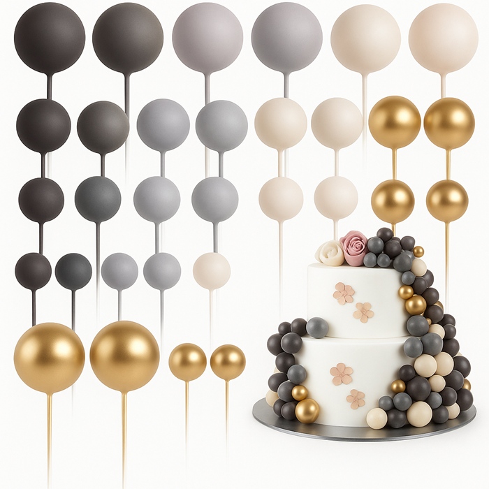 Dekoracija burbulai spalvų mix