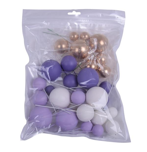 Dekoracija burbulai spalvų mix