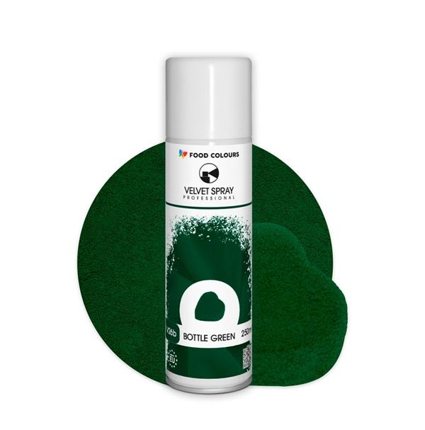 Purškiamas 250ml Velvetas BOTTLE GREEN (žalio butelio) spalva