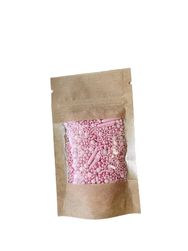 Pabarstukai BABY rožinės spalvos mix 50gr