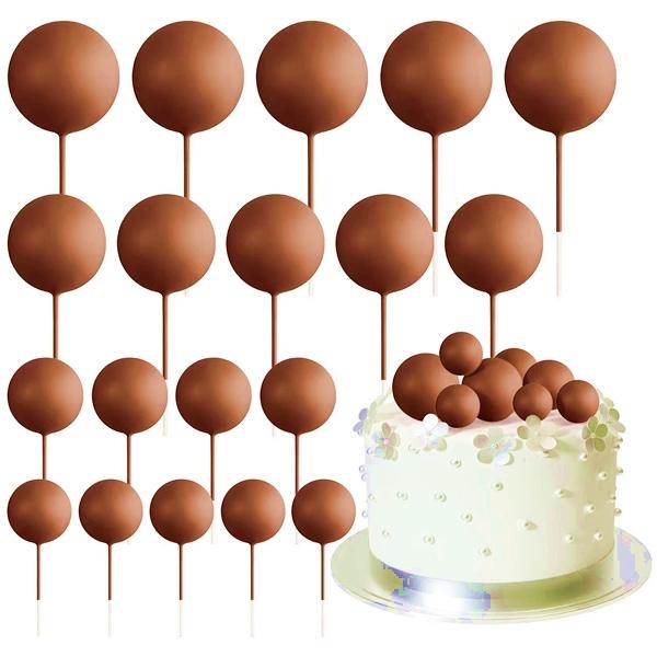 Dekoracija burbulai rudi