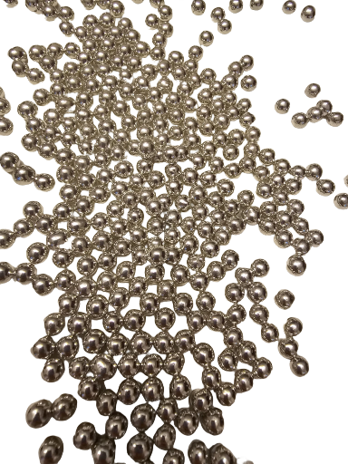 Pabarstukai sidabriniai 6mm 50g