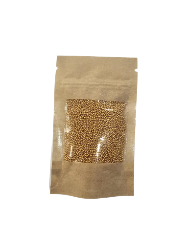 Pabarstukai aguonų tipo Tamsaus aukso spalva 50gr