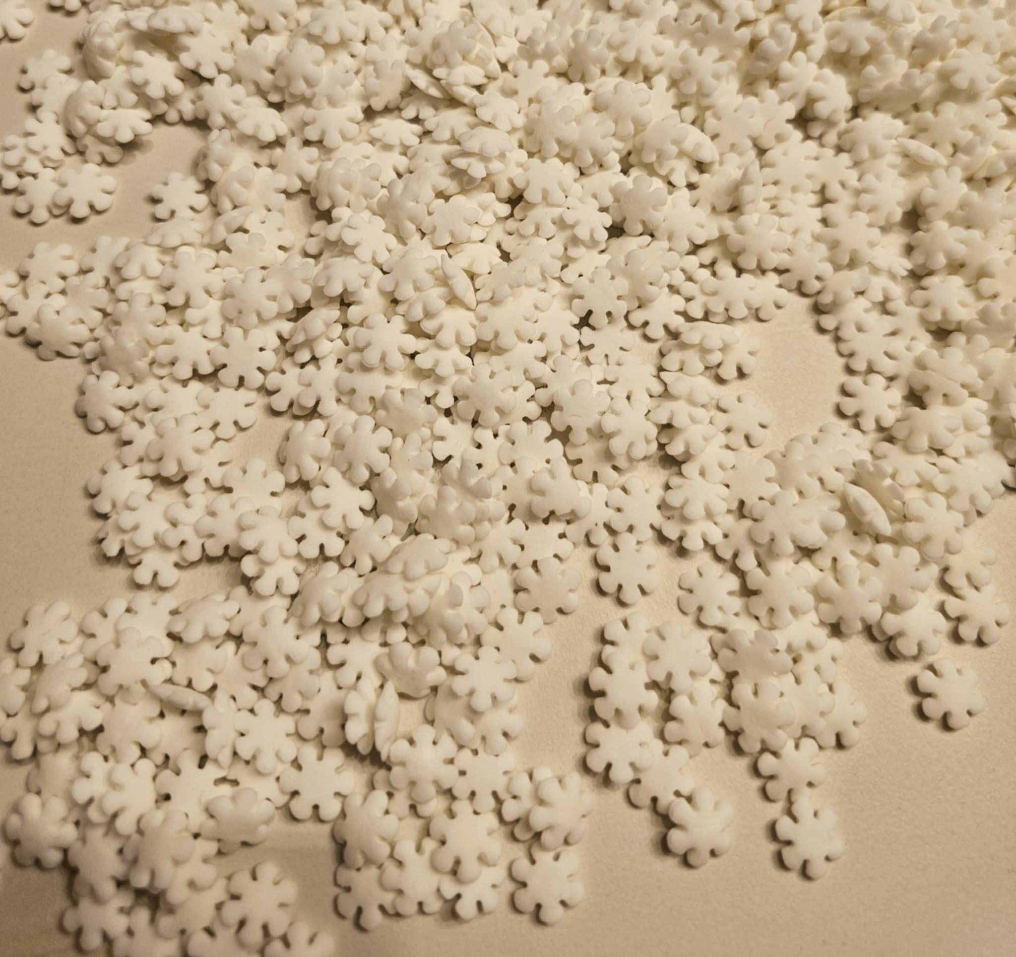 Pabarstukai balta Snaigė