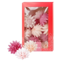 Gėlė vaflinė Astra spalvų mix (18vnt. pakuotėje)