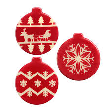 Šokoladinė dekoracija Kalėdinis žaisliukas