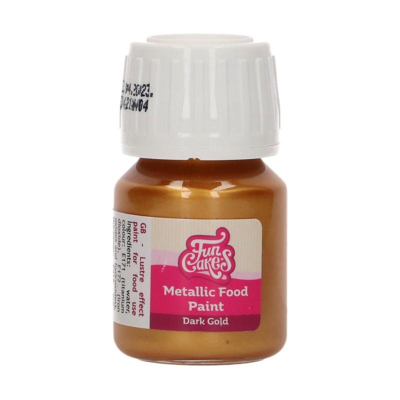 Dažai dark/gold 30ml Fun Cakes