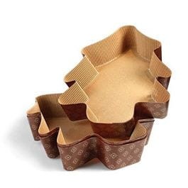 Kepimo forma popierinė 128x80x35mm Eglutė